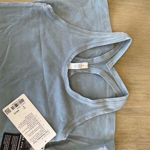 Nwt Lululemon Cool Racerback *Dye washed Chambray